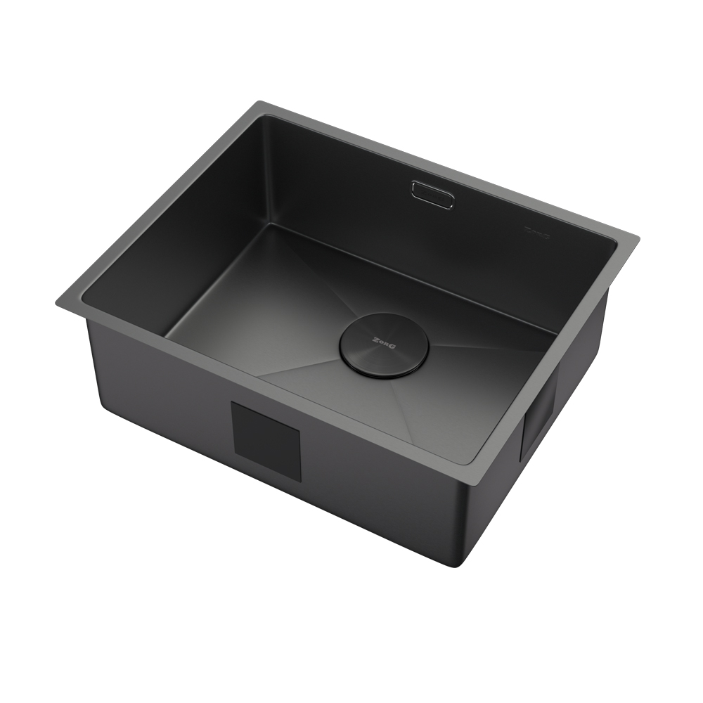 Мойка ZORG ZEROX 54 U / IF ZURINOX PVD GUNBLACK - фото