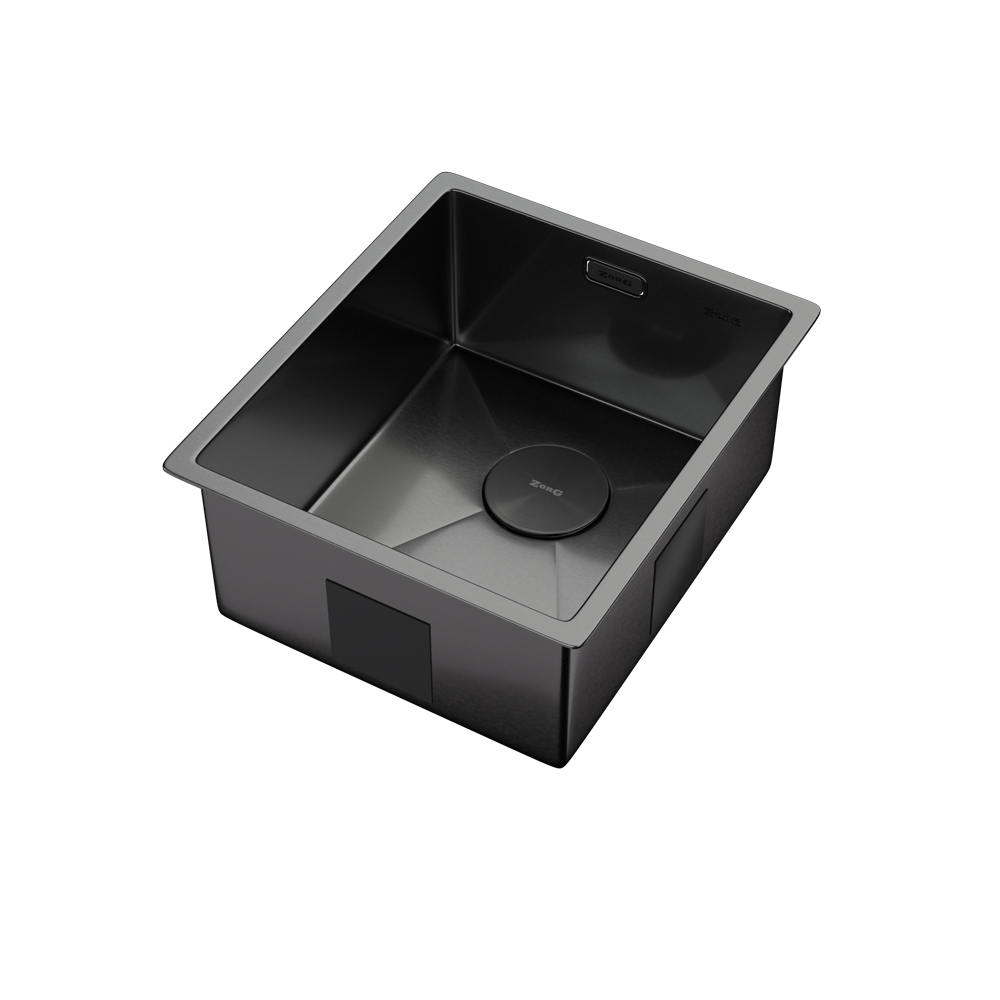 Мойка ZORG ZEROX 38 U / IF PVD GUNBLACK - фото