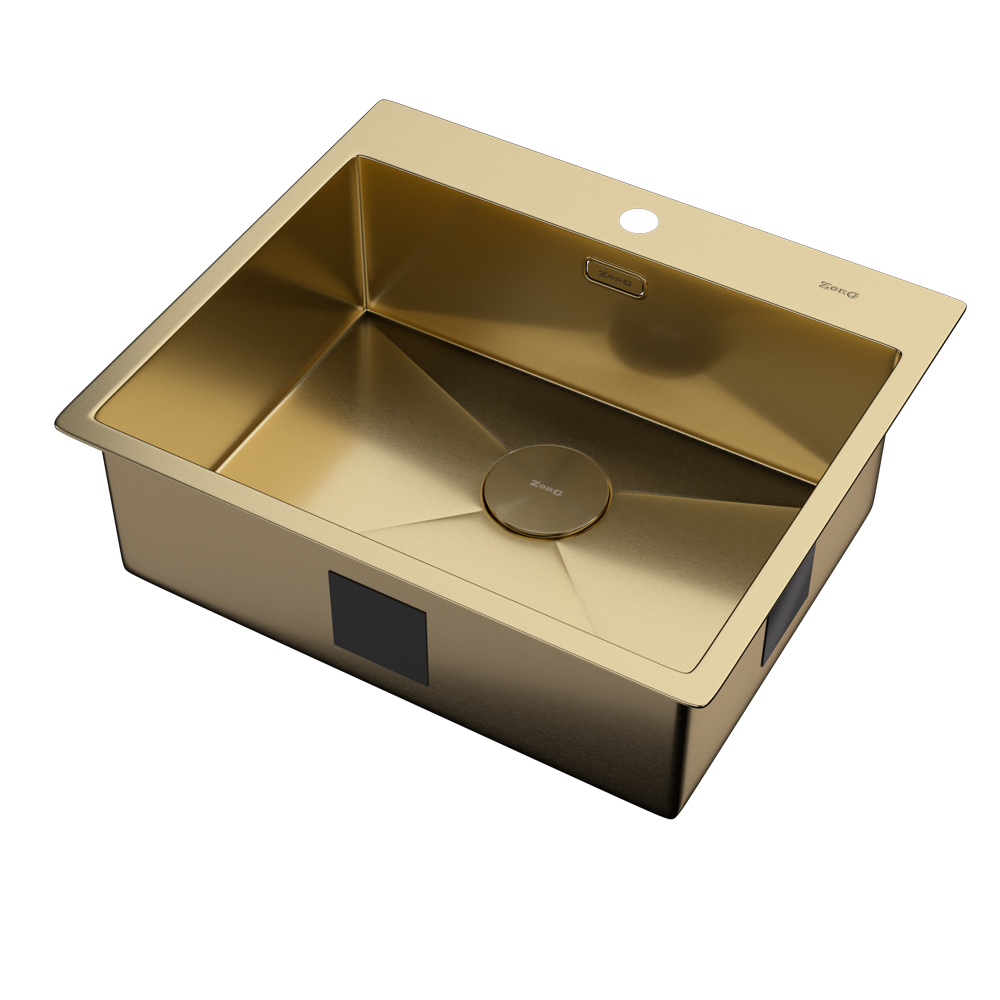Мойка ZORG ZEROX 59 IF PVD GOLD - фото