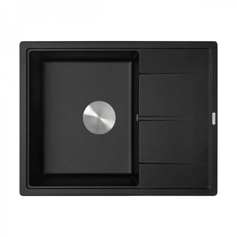 Мойка ZORG Rock 65 PREMIUM black metallic - фото
