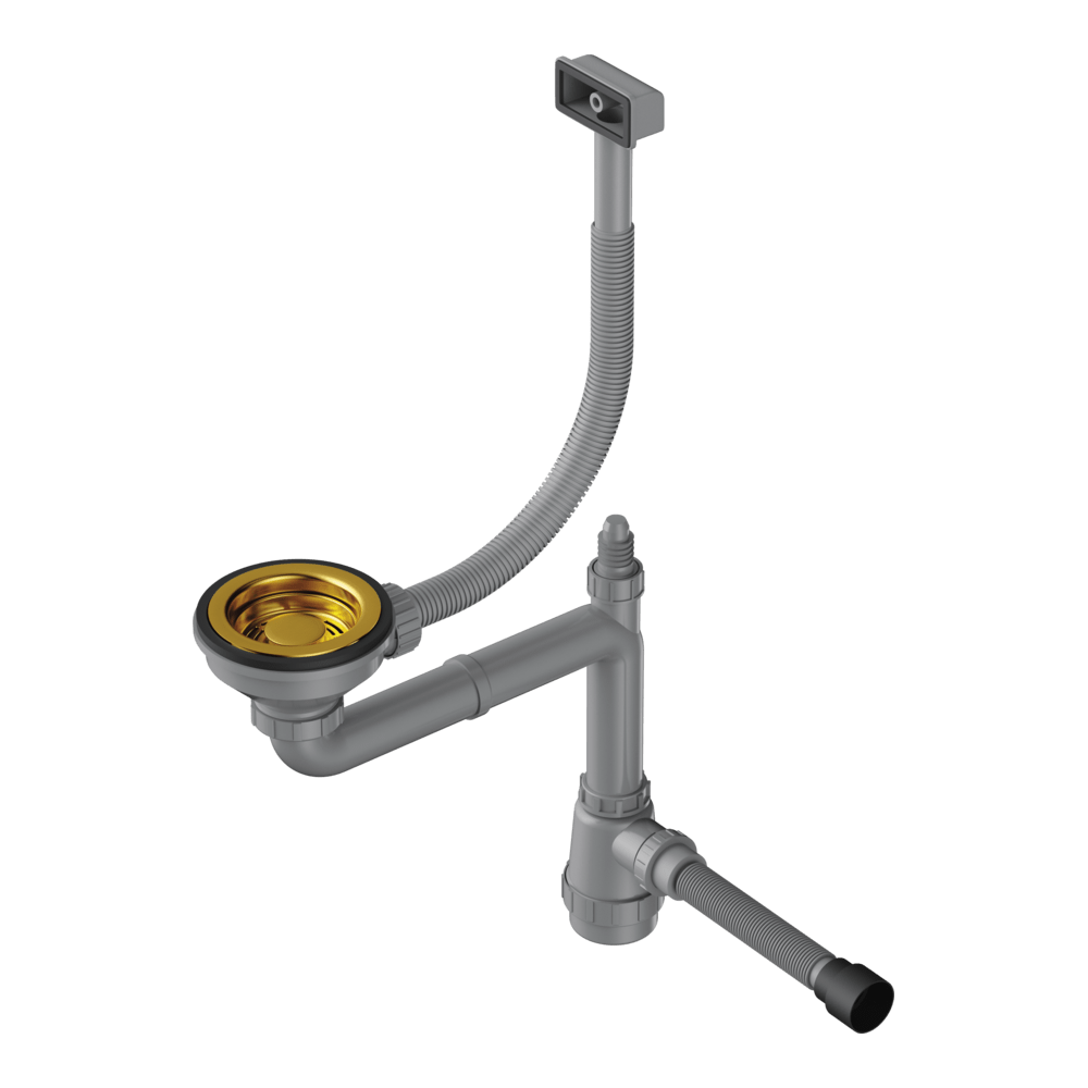 Арматура для одночашевых моек Omoikiri WK-1-S AB - фото