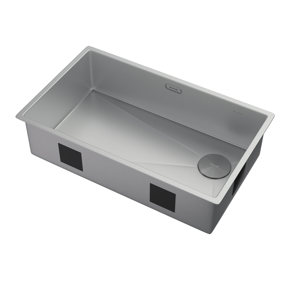 Мойка ZORG ZEROX 74 U / IF SIDE SF ZURINOX STEEL - фото