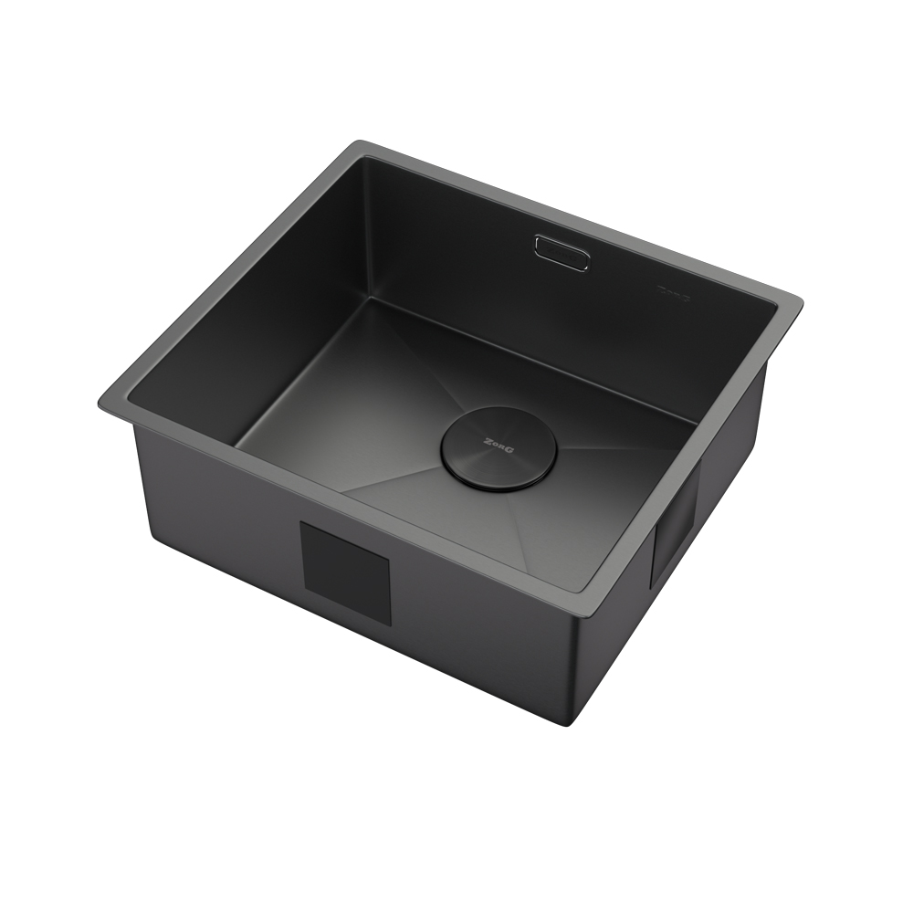 Мойка ZORG ZEROX 49 U / IF ZURINOX PVD GUNBLACK - фото
