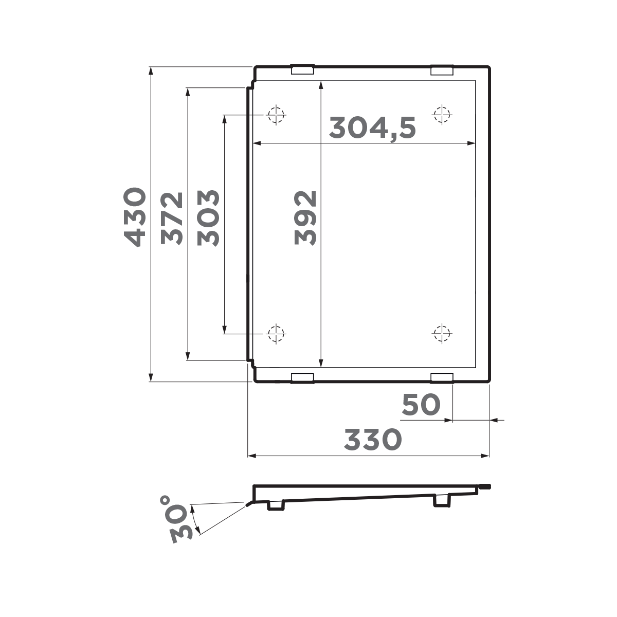Крыло для мойки Omoikiri RE-01 IN - фото4