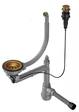 Арматура для одночашевых моек Omoikiri WK-1CL-R-A AB022 - фото