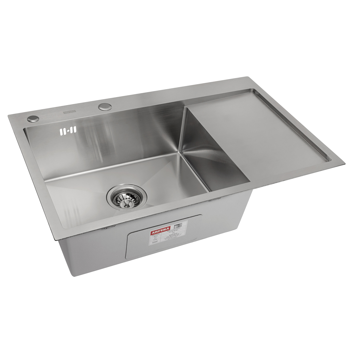 Мойка ARFEKA ECO AR 780*500 L SATIN - фото