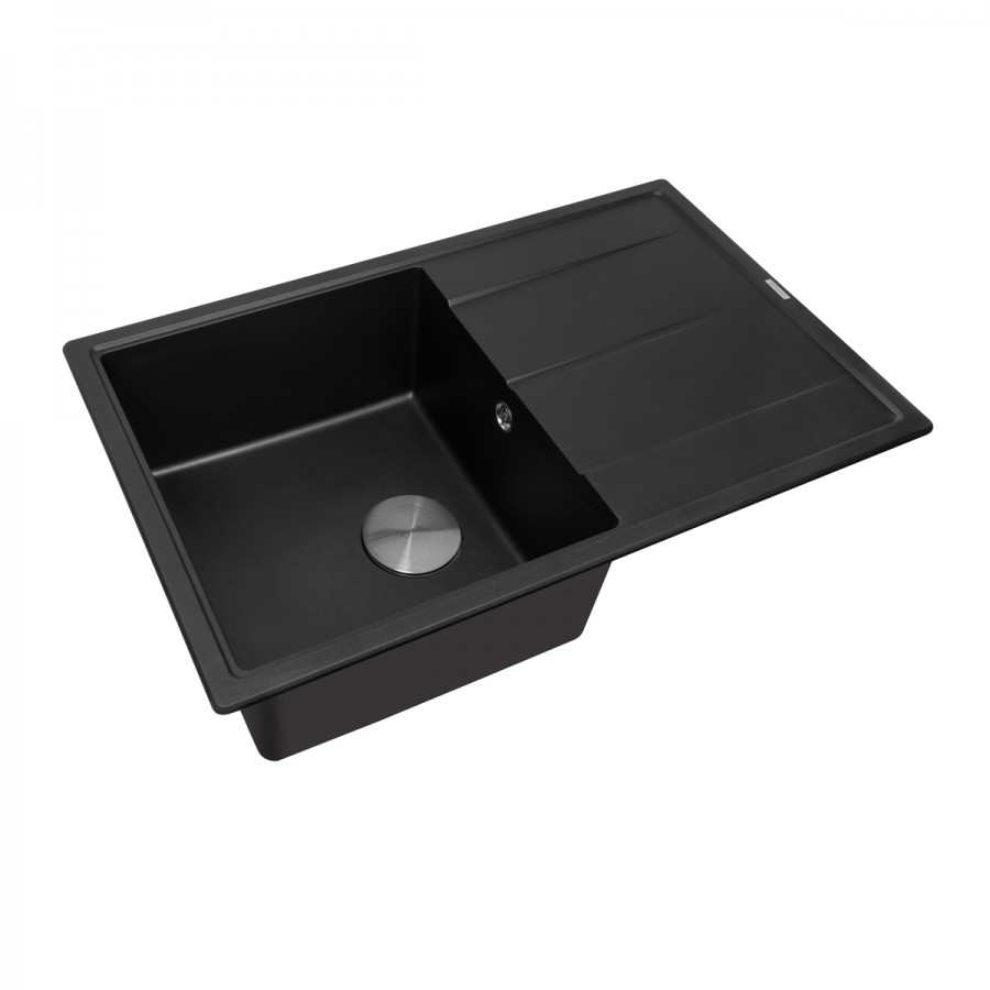 Мойка ZORG Rock 78 PREMIUM black metallic - фото2