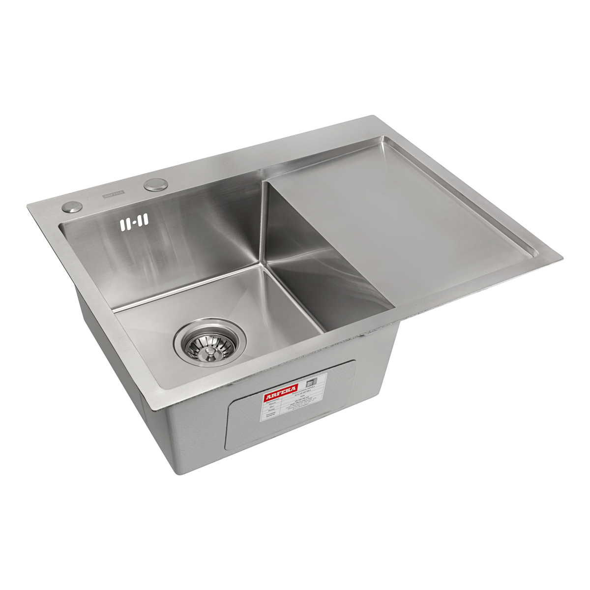 Мойка ARFEKA ECO AR 650*500 L SATIN - фото
