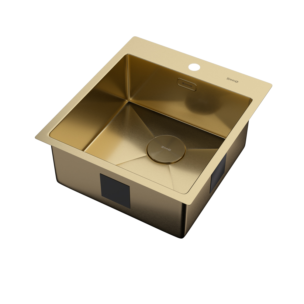 Мойка ZORG ZEROX 46 IF PVD GOLD - фото