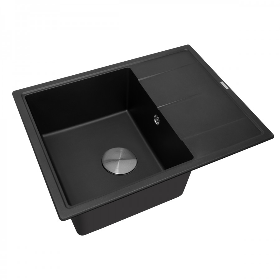 Мойка ZORG Rock 65 PREMIUM black metallic - фото2