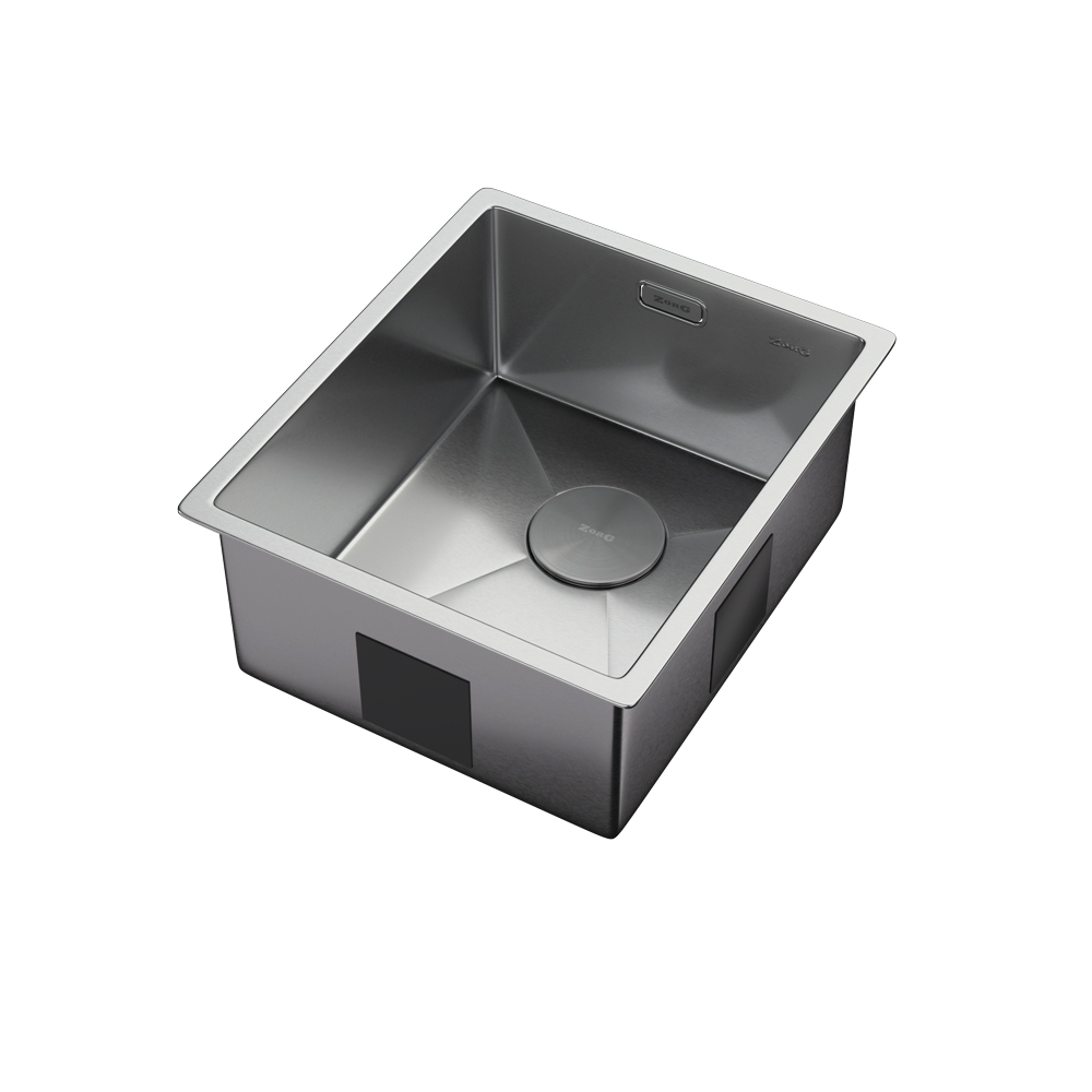 Мойка ZORG ZEROX 38 U / IF STEEL - фото