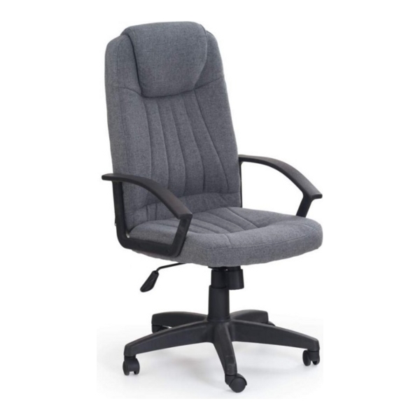 Кресло компьютерное HALMAR RINO серый/черный - фото