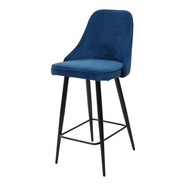 Полубарный стул Mebelart NEPAL-PB (синий/черный) - фото