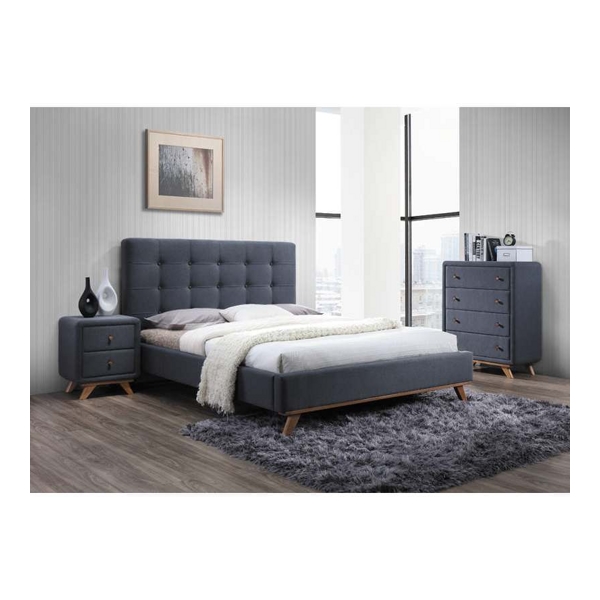 Кровать SIGNAL MELISSA TAP. 02 серый, 160/200 - фото