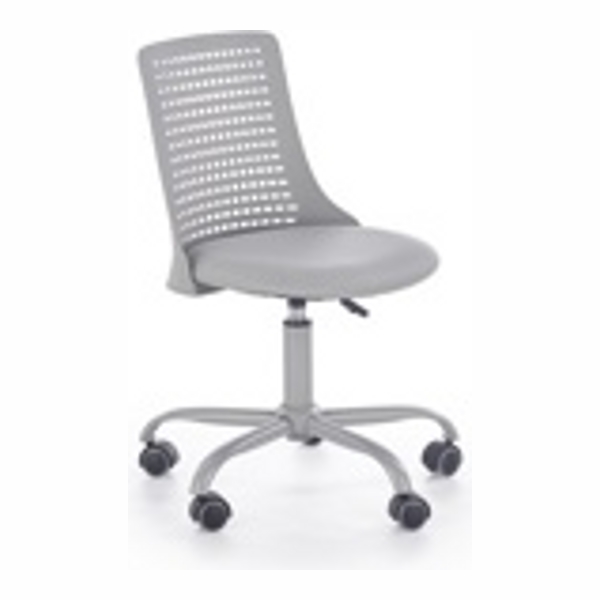 Кресло компьютерное HALMAR PURE серый/серый - фото
