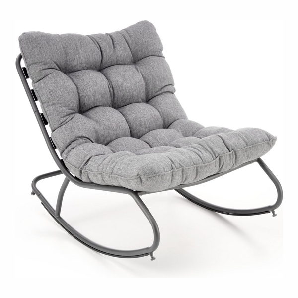 Кресло HALMAR GATTO серый - фото
