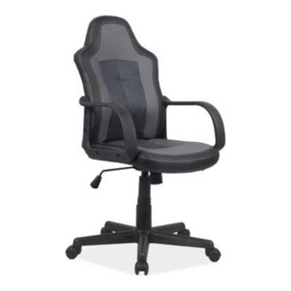 Кресло компьютерное SIGNAL CRUZ черный/серый - фото