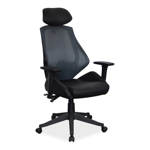 Кресло компьютерное SIGNAL Q-406 черный - фото