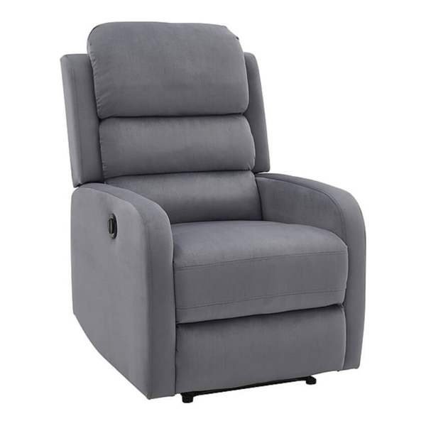 Кресло SIGNAL PEGAZ M VELVET Bluvel 14 раскладное электрическое, серый - фото
