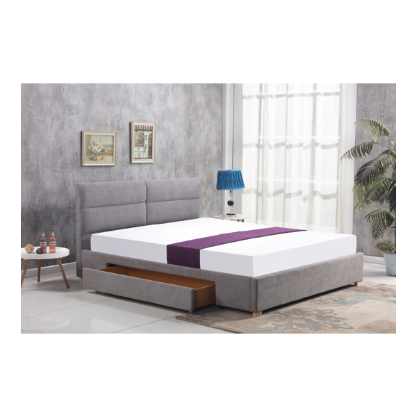 Кровать HALMAR MERIDA светло-серый, 160/200 - фото