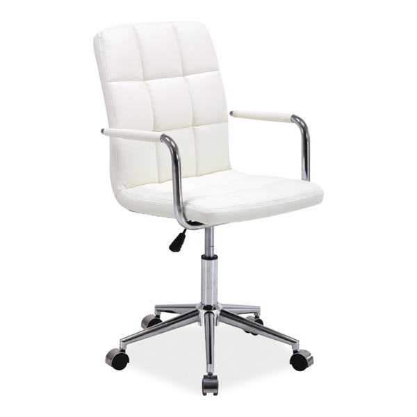 Кресло компьютерное SIGNAL Q-022 белый - фото