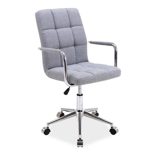 Кресло компьютерное SIGNAL Q-022 серый/ткань - фото