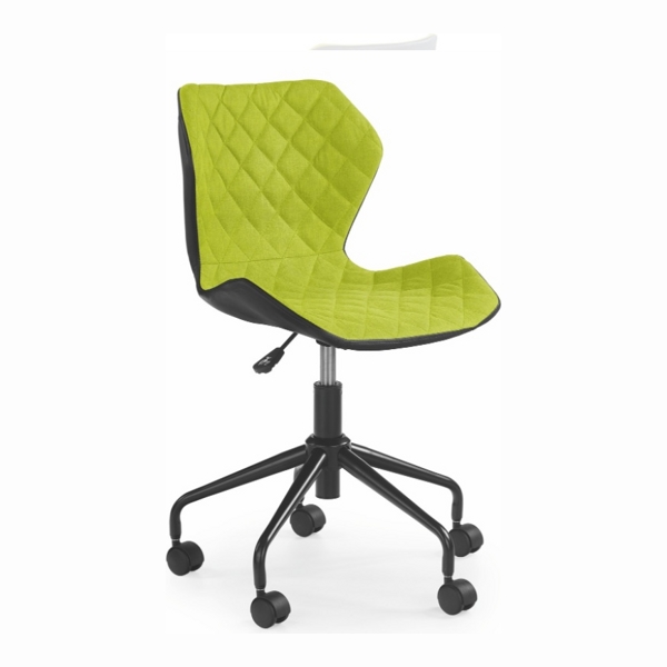 Кресло компьютерное HALMAR MATRIX черный/зеленый - фото