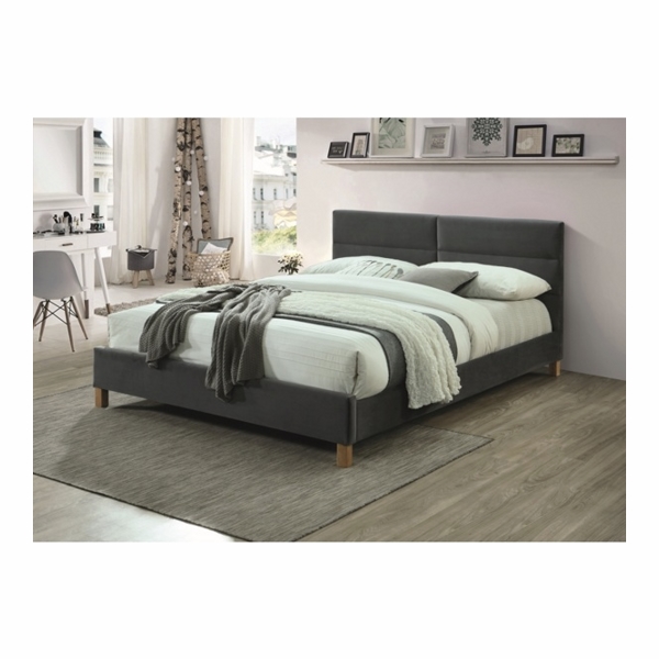 Кровать SIGNAL SIERRA TAP.150 серый/дуб, 160/200 - фото