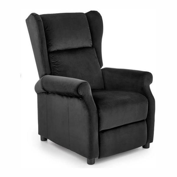 Кресло HALMAR AGUSTIN 2 раскладное, черный - фото