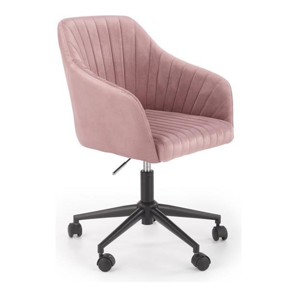 Кресло компьютерное HALMAR FRESCO (розовый) - фото
