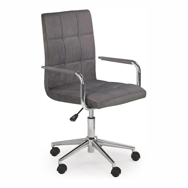 Кресло компьютерное HALMAR GONZO 4 (серый) - фото