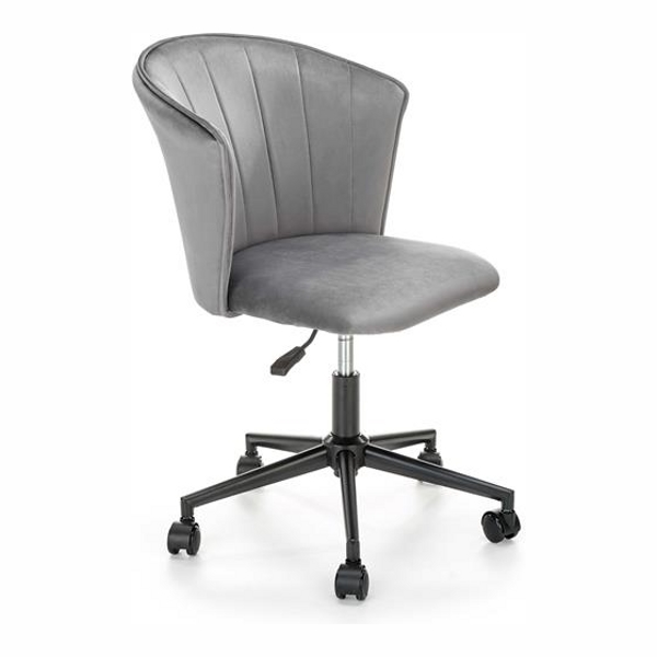 Кресло компьютерное HALMAR PASCO (серый/черный) - фото
