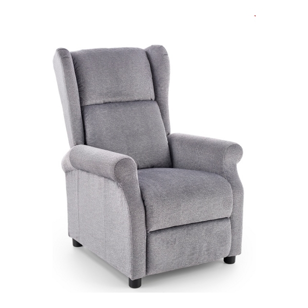 Кресло HALMAR AGUSTIN M раскладное, серый - фото